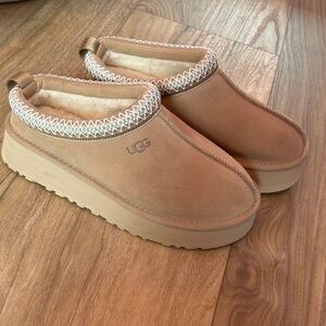 UGG Tan Suede Mules
